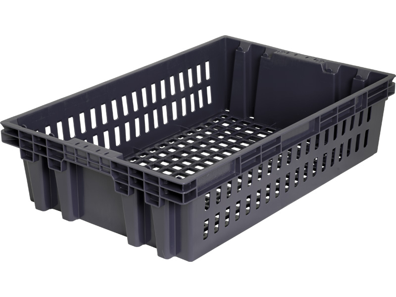 Ящик перфорированный 600x400x152 (черный)