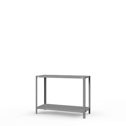 Стеллаж ТС Лайт 1000х700х500, 2 полки перф.