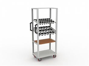 Тележка для инструмента к станкам с ЧПУ CAR-TOOL TV-1.1 (открытая)