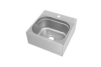 Рукомойник технологический консольный РТКн - 330x330x150 Norma Inox, отв. д/смесит.