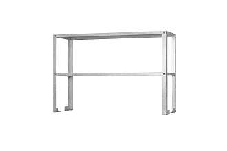 Полка-надстройка настольная ПННб - 600x400x800 Base, цинк, 2 уровня
