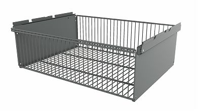 Корзина GS 181 с усиленной рамой (Серебристый)