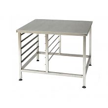 Ванна моечная односекционная сварная ВМС 530/1 Нержавеющий каркас (с пристенным бортом)