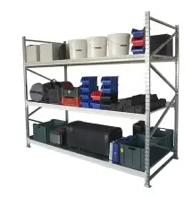 Стеллаж Longspan 3 2500х1200х600, 4 яруса, оц.
