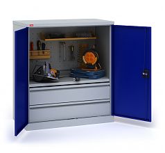 Инструментальный шкаф ИП-1-0.5/4 (Синий)