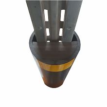 Пластиковый отбойник для стеллажа RG40M на стойку 80-101 мм, высота 400 мм