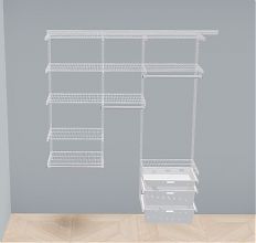 Гардеробная система Практик Home. Прихожая Medium №13