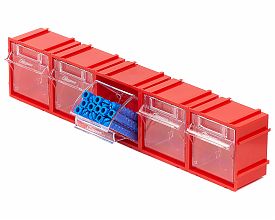 Короб откидной F-70-1-К5, 355х51х75мм, комплект 5 штук