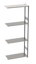 Стеллаж S90 3030х1000х600, 5 полок, доп. секция