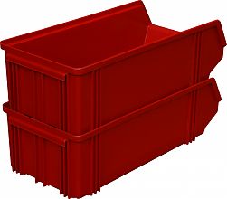 Пластиковый ящик 500х230х150 мм 7964 (красный)