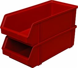 Пластиковый ящик 500х230х150 мм 7964 (красный)