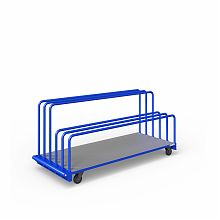 Стеллаж на колесах для перевозки листового материала СМК-1800х800