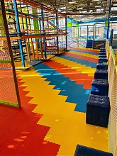 Тактильная плитка для слабовидящих, конус шахматный (500x500, ПВХ)