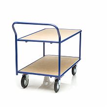 Тележка платформенная КП-2-Ф-5-8-125-И, 2-х ярусная, 500х800 мм