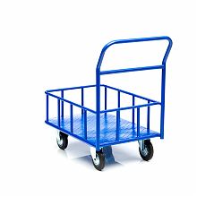 Тележка платформенная КПБ-300-150-И , с бортом, 600х900мм