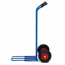 Тележка грузовая КГ-150-пневмо-255 с откидной полкой, грузоподъемность 150 кг