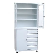 Шкаф для медикаментов с ящиками