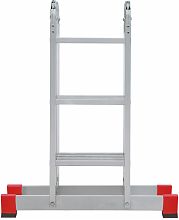 Лестница-трансформер алюминиевая, ширина 400 мм NV 1323.4