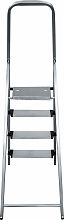 Стремянка алюминиевая со ступенями 130 мм NV1117.4