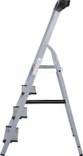 Стремянка стальная с алюминиевыми ступенями 130 мм и органайзером NV1138.4