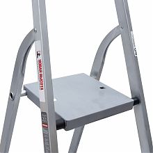 Стремянка алюминиевая со ступенями 130 мм и органайзером NV2118.9