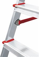 Профессиональная алюминиевая стремянка с органайзером NV3115.8