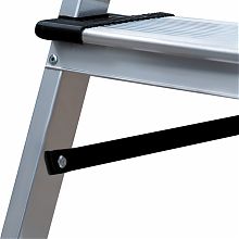 Стремянка алюминиевая со ступенями 130 мм NV1117.5