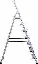 Стремянка алюминиевая со ступенями 130 мм NV2117.10