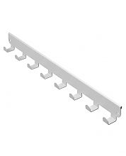 Панель с крючками боковая GHB-40 белая