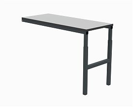 Стол угловой 1200х500 мм 41.Б ESD (RAL7035)