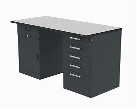 Стол рабочий 1500х700 мм 41.Т.С1.С5 ESD (RAL7035)