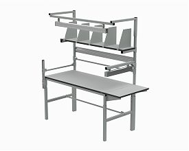 Стол рабочий 2000х700 мм Упаковочный Базовый ESD (RAL7012)