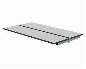 Полка для оборудования 2х(1500х400 мм)для 41.О (RAL7035)