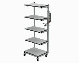 Подкатная стойка 1600х600x500 мм (RAL7035)