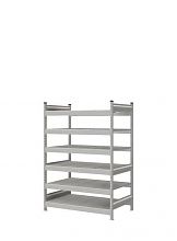 Стеллаж СТ-023 полочный 1800x1200x800 6 яруса цинк