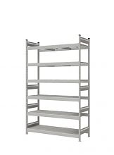 Стеллаж СТ-023 полочный 2500x1500x600 6 яруса цинк