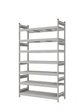 Стеллаж СТ-023 полочный 3000x1500x600 7 яруса цинк