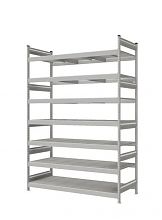 Стеллаж СТ-023 полочный 3000x1800x800 7 яруса цинк