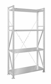 Стеллаж MS U 300x70x60/4 (Нагрузка на полку 300, сплошная)