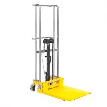Штабелер гидравлический PJ4150 (400 кг; 1,5 м; с вилами и площадкой) SMARTLIFT