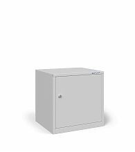 Металлический шкаф - ящик на 4 противогаза ХПГ-4В, общая дверца